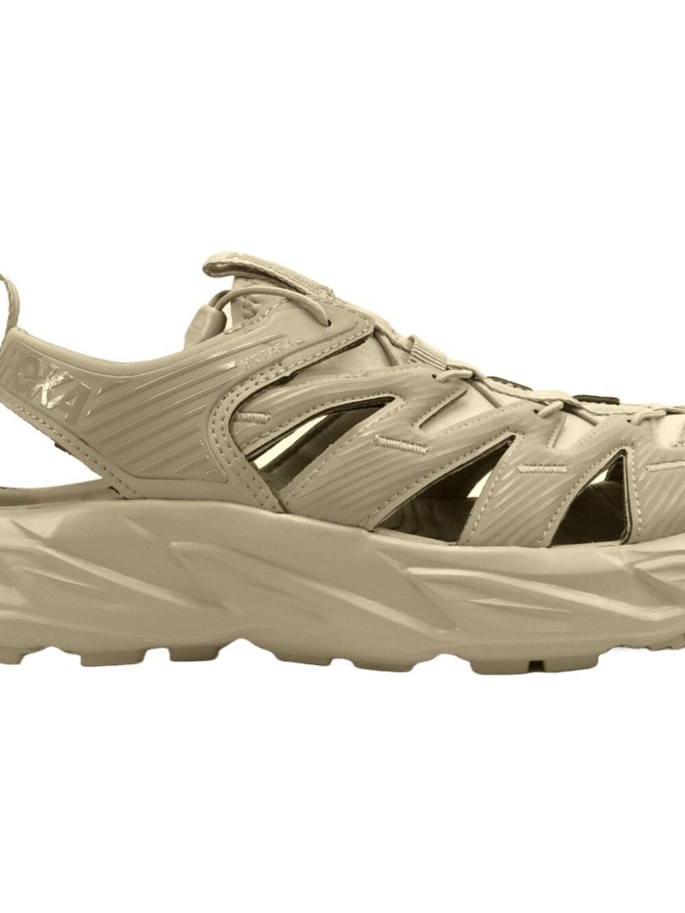Hoka One One Hopara Unisex Hiking Sandals Oxford Tan M US5 / W US6